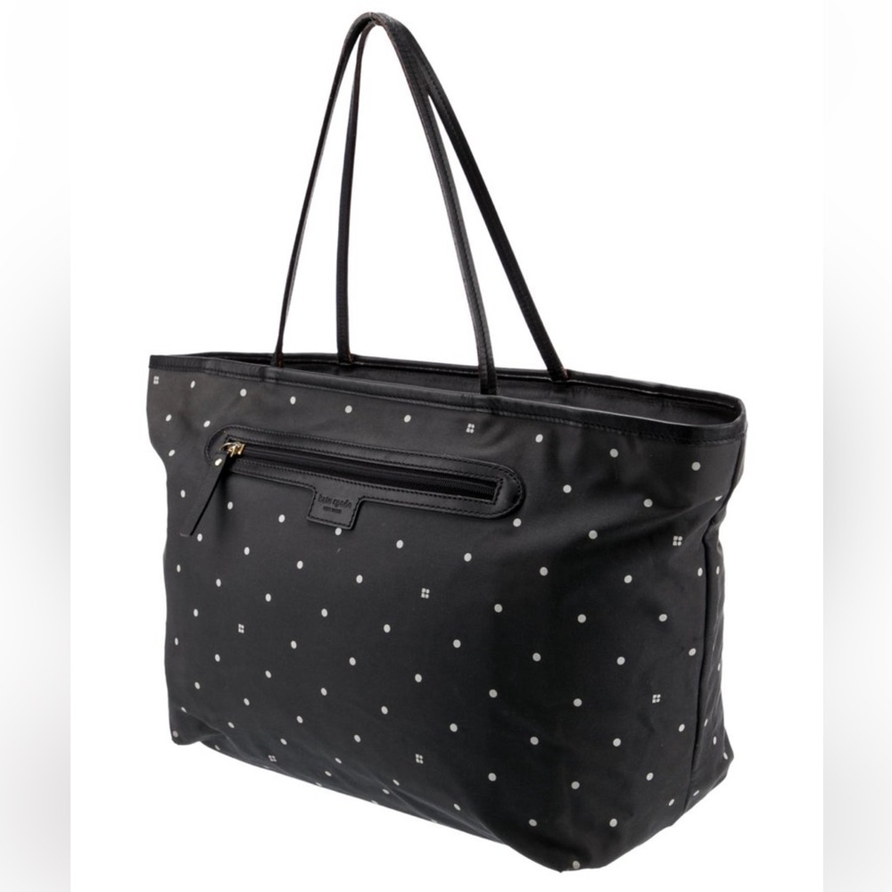 Kate Spade Black and White Dot Tote Bag
